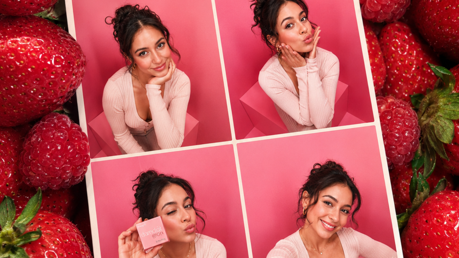 Branded beauty photo booth output activation