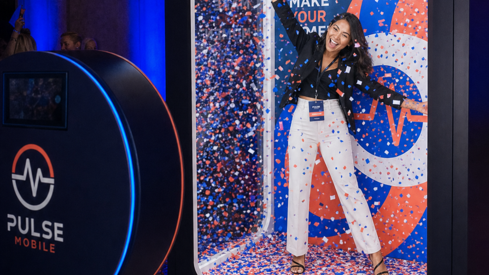 Pulse Mobile experiential confetti photo booth brand activation